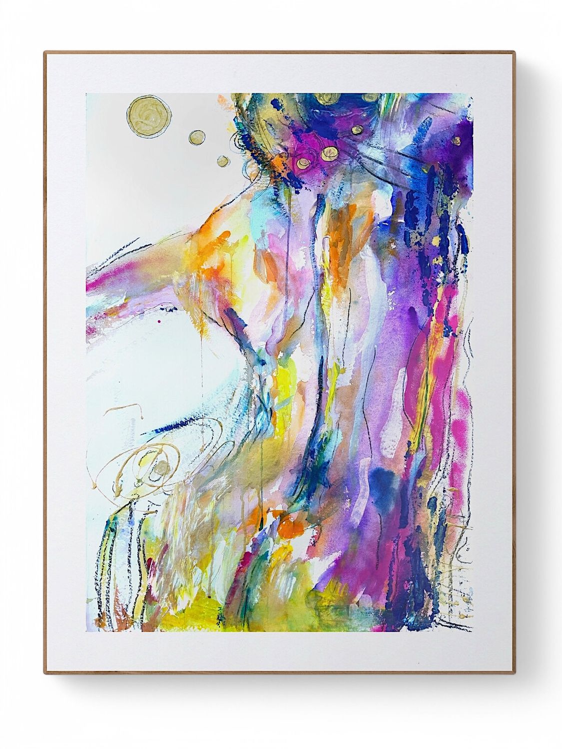 Abstract Nude Art Giclée Print Woman Body ‘Constellation’