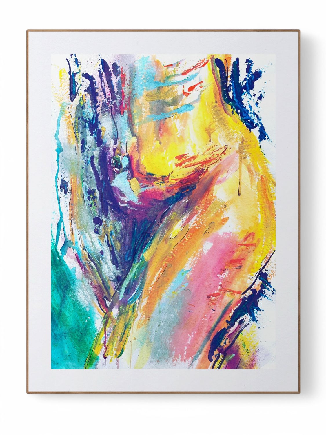 Abstract Nude Art Giclée Print Body ‘Wild Woman’
