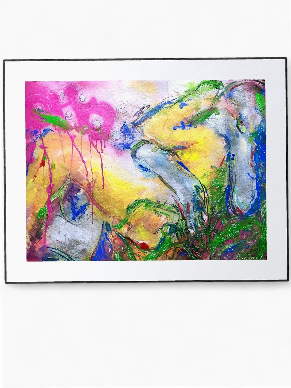 Abstract Couple Art Painting ‘Love Story’