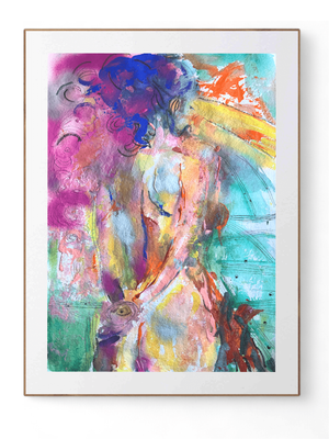 Abstract Nude Art Giclée Print Woman Body ‘Vision’