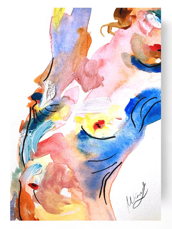 Abstract Nude Art Woman Body ‘Curve’