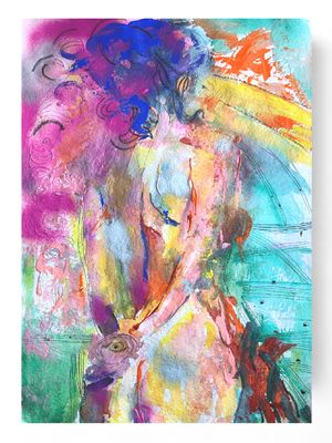 Abstract Nude Art Woman Body Painting ‘Vision’