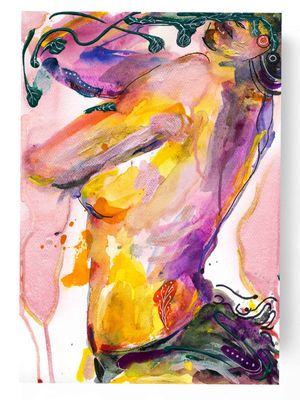 Abstract Nude Art Woman Painting ‘Soul’