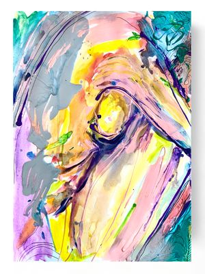 Abstract Nude Art Woman Painting ‘Woman Essence’