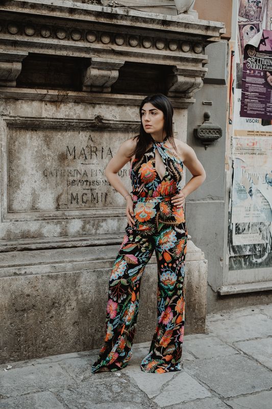 MISS BIKINI - Tuta con top nodo