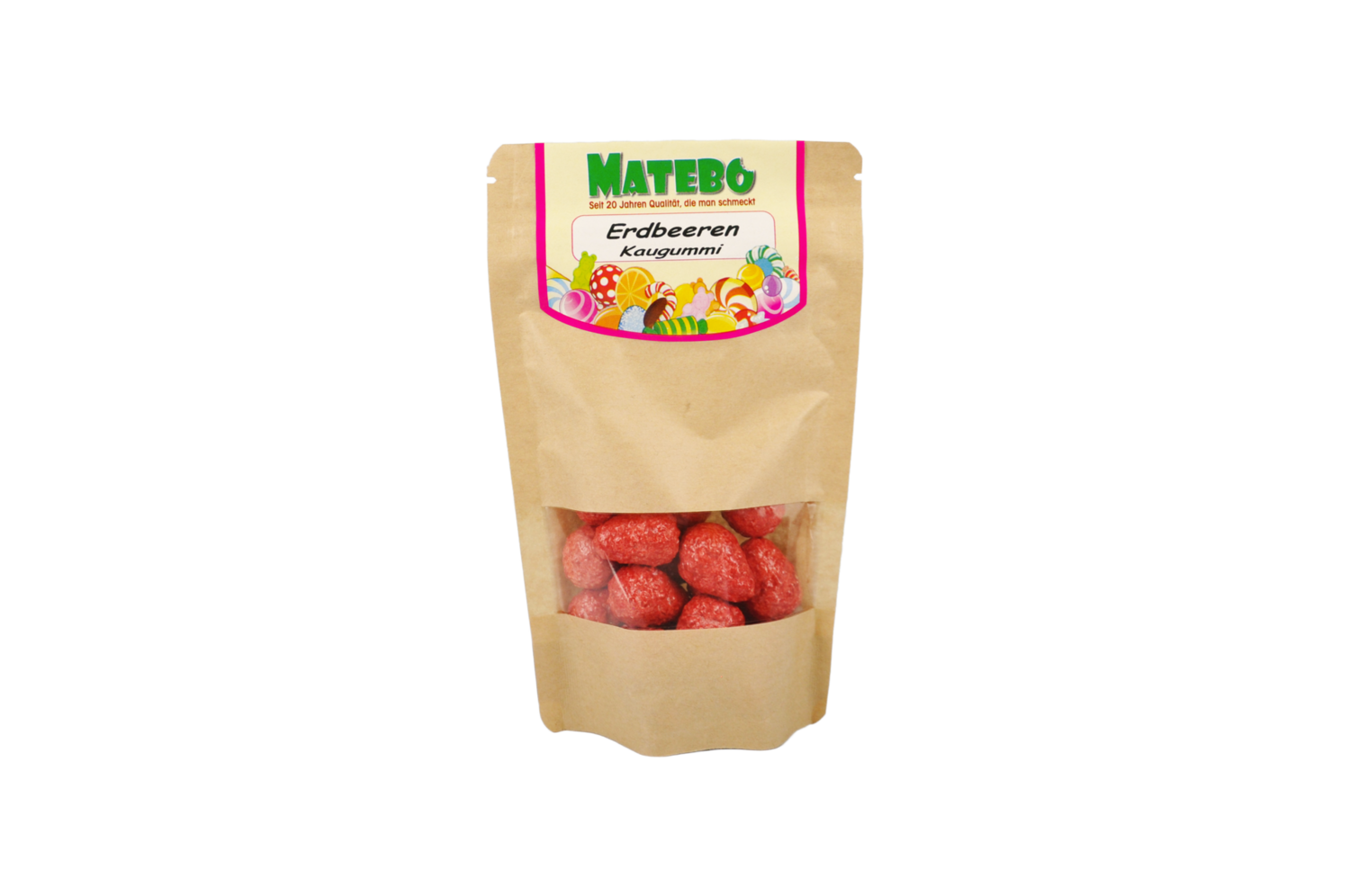 Erdbeere Kaugummi