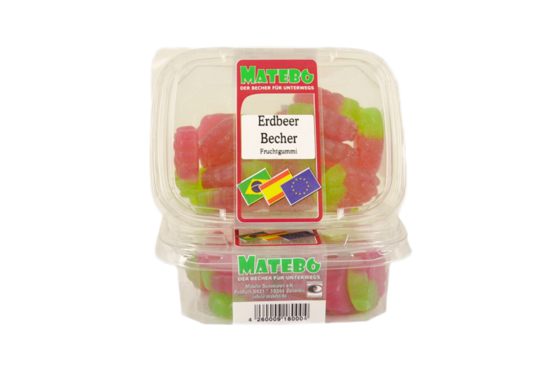 Erdbeer Becher (Fruchtgummi)