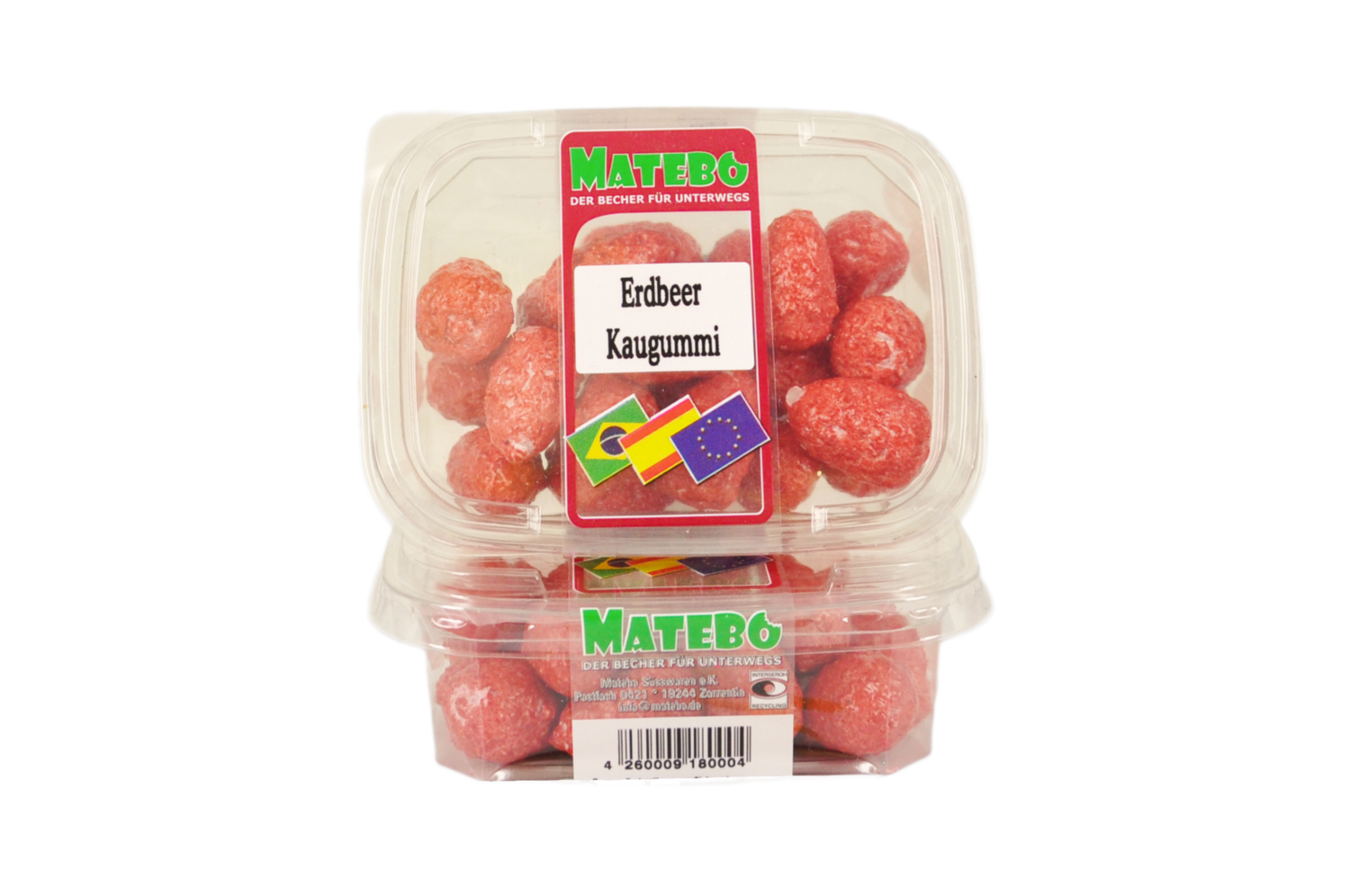 Erdbeer Kaugummi