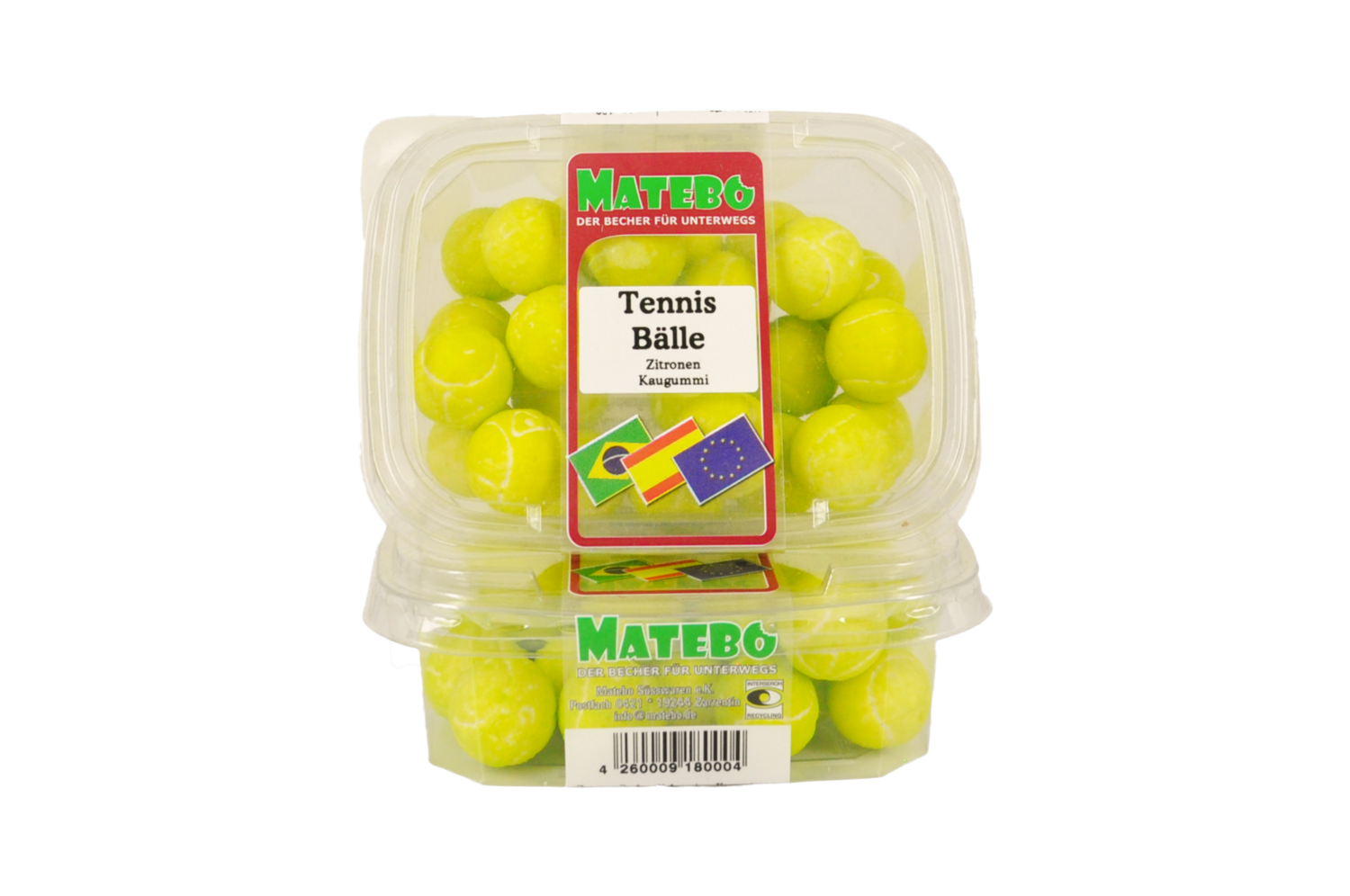Tennisbälle (Kaugummi)