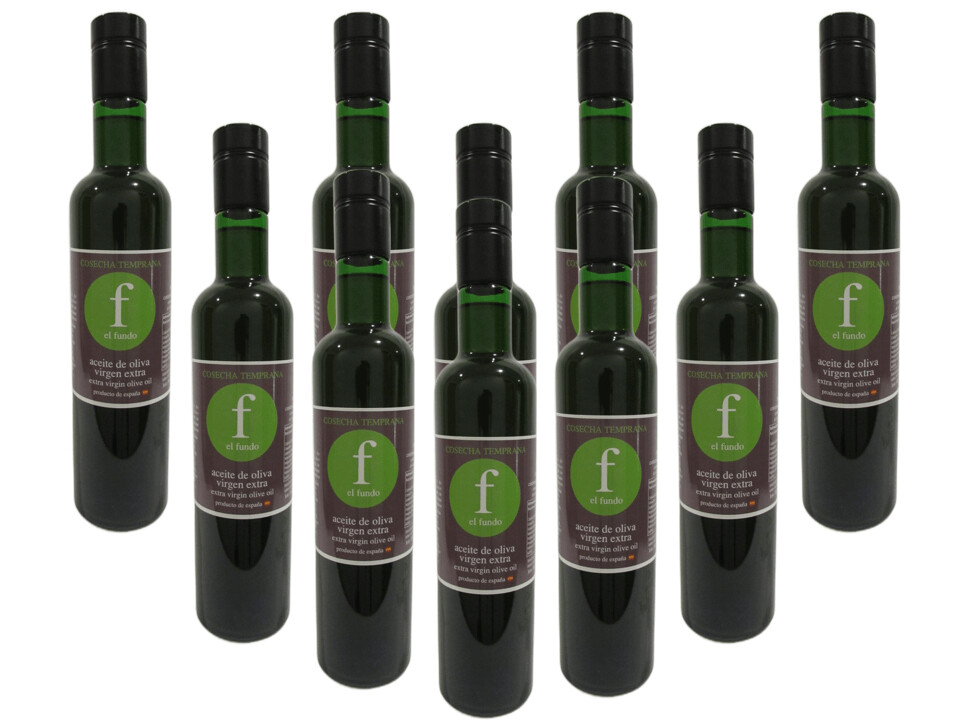 Caja de 10 Botellas 500ml AOVE Premium "COSECHA TEMPRANA" 2025 el fundo monovarietal PICUAL