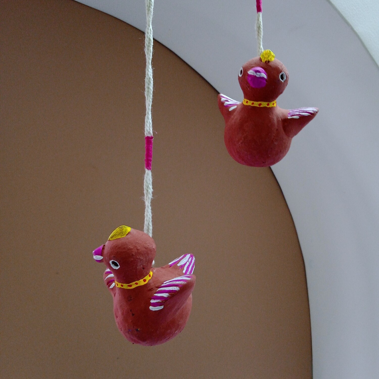 Birdie - Terracotta Hanging ( Set of 2)