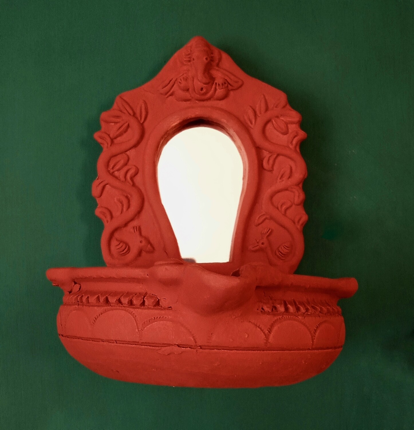 Terracotta Mirror Urli Bowl