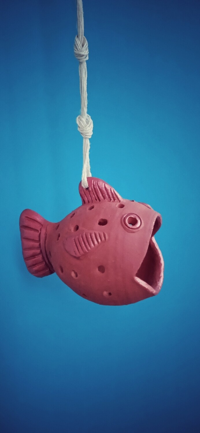 Fish Hanging T light holder