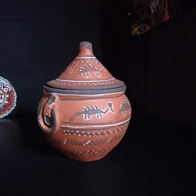 Khavda Painted Terracotta Jar 5
