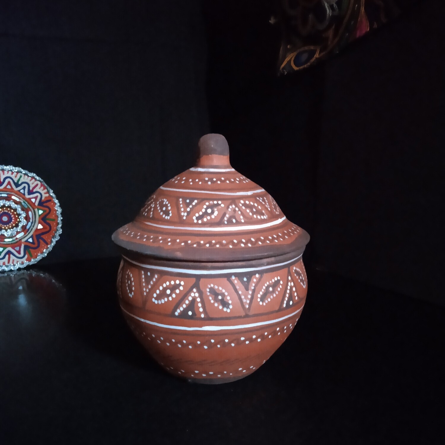 Khavda Painted Terracotta Jar 6