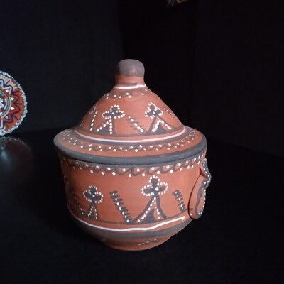 Khavda Painted Terracotta Jar 4