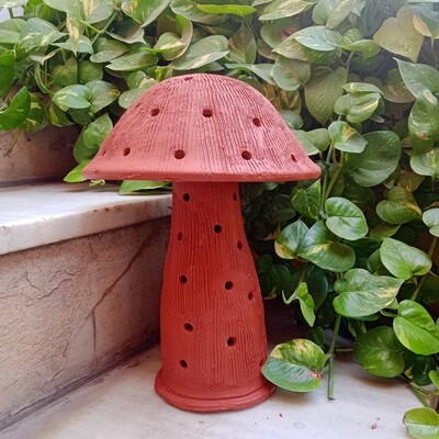Terracotta Mushroom - Medium