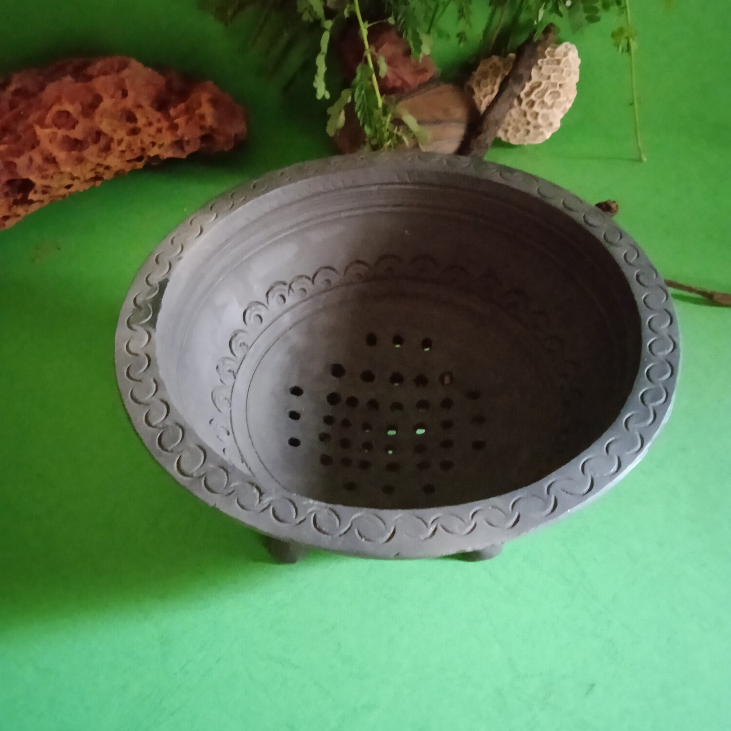 Sawai Madhopur Black Terracotta Berry Bowl