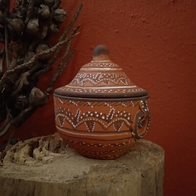 Khavda Painted Terracotta Jar 4