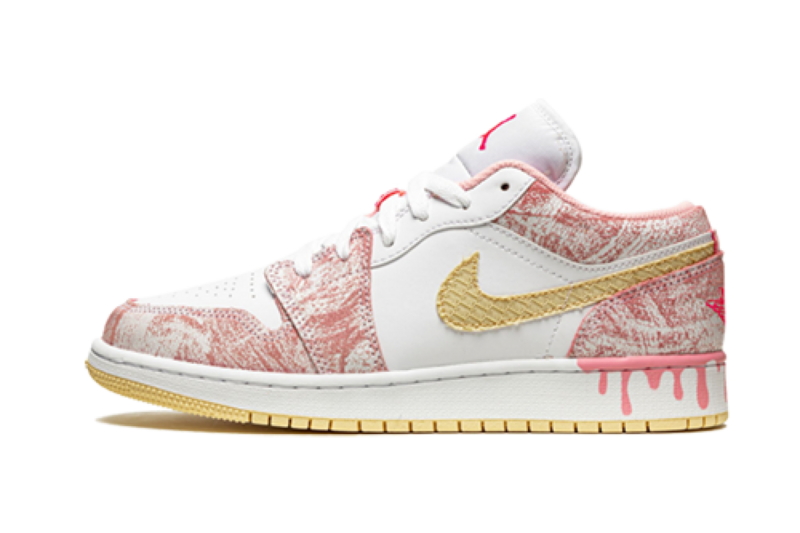 Jordan 1 Low GS &#39;Strawberry Ice Cream&#39;