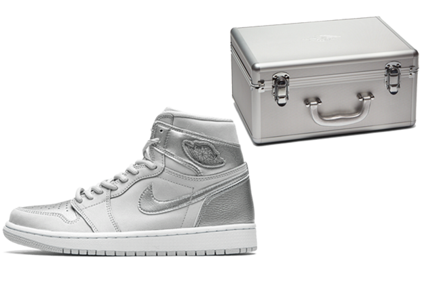 Jordan 1 Retro High OG CO.JP &#39;Metallic Silver&#39;（Suitcase）