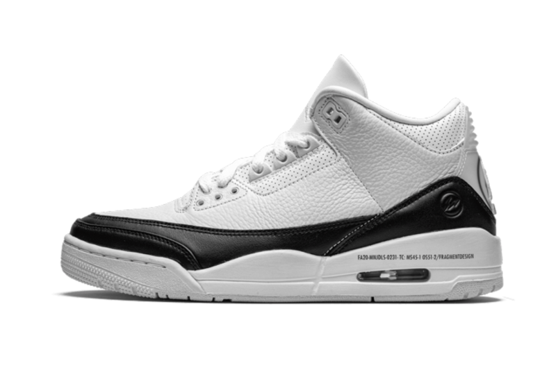 Fragment Design x Jordan 3 Retro SP &#39;White&#39;
