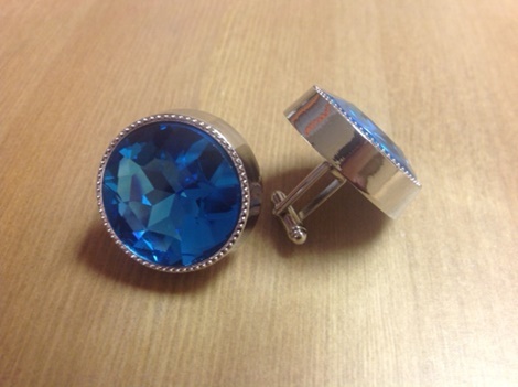 KING ROUNDED CUFF LINK