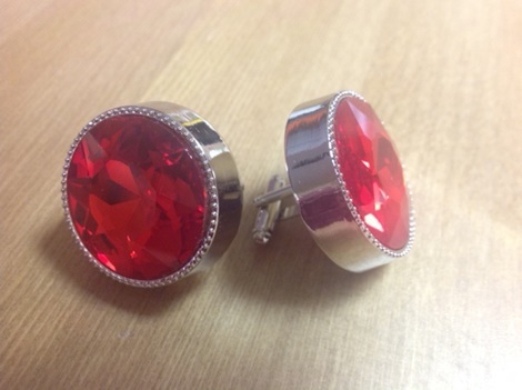 KING ROUNDED CUFF LINK