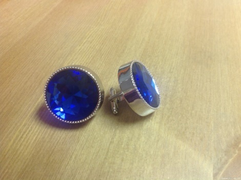 KING ROUNDED CUFF LINK