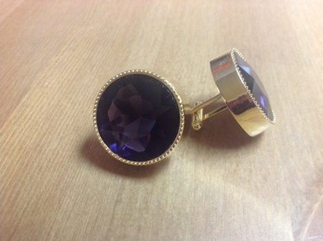 KING ROUNDED CUFF LINK