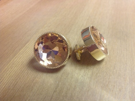 KING ROUNDED CUFF LINK