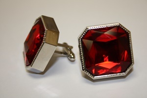 KING SQUARE CUFF LINK
