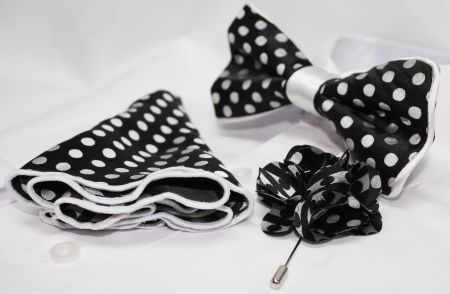 Bowtie-Hanky-Lapel Flower