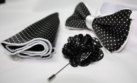 Bowtie-Hanky-Lapel Flower