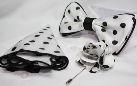 Bowtie-Hanky-Lapel Flower