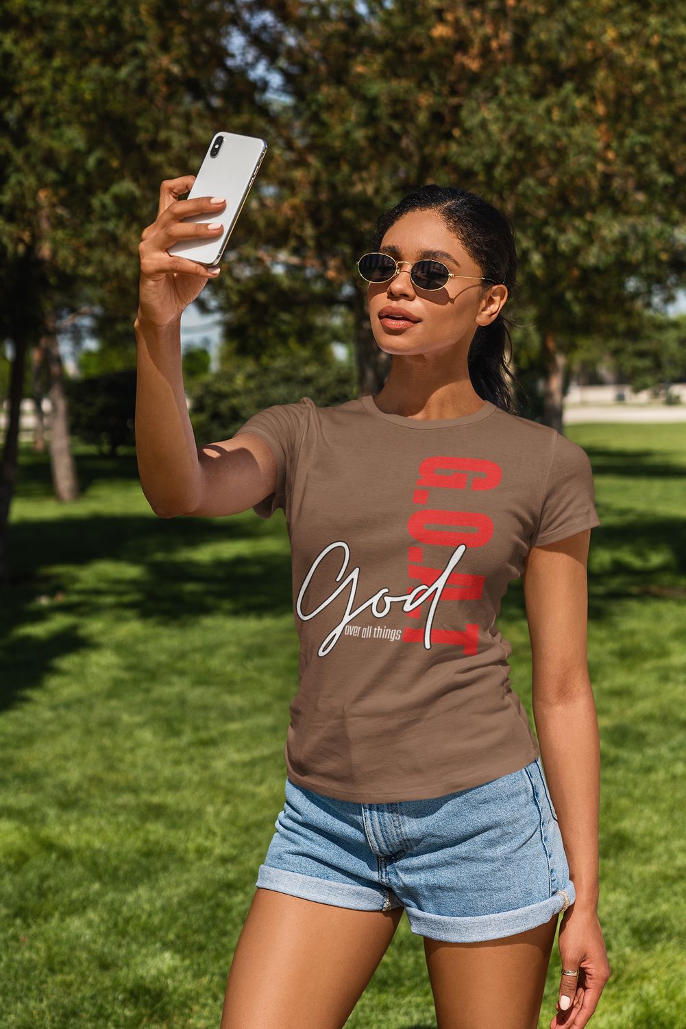 God over all things G.O.A.T - Shirt