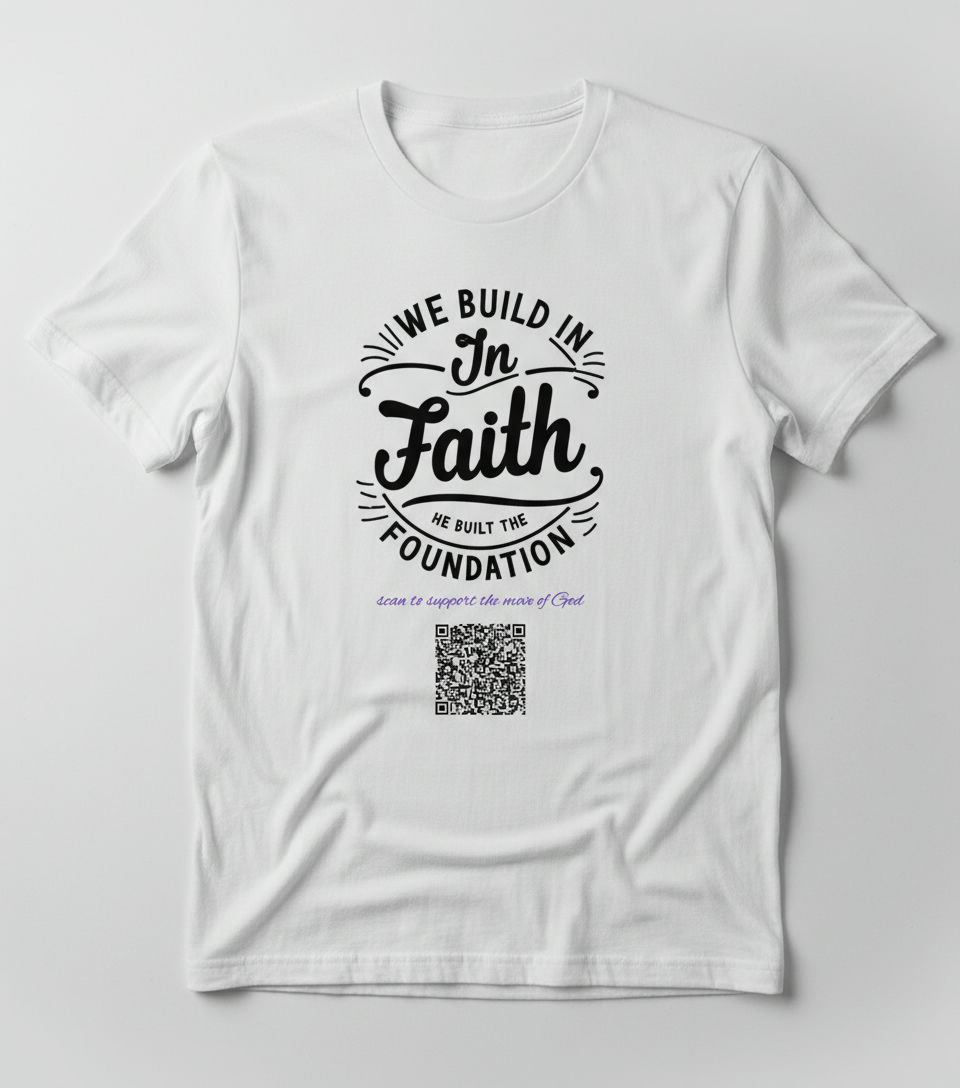 Build In Faith T- Shirt  (PRE-ORDER)