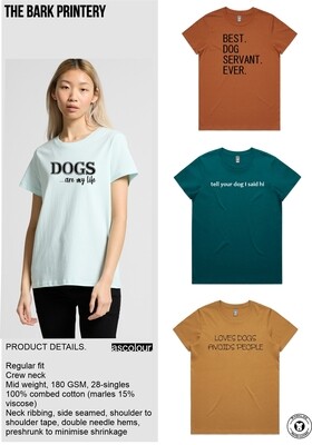Colour Tees - Dog Inspired Prints