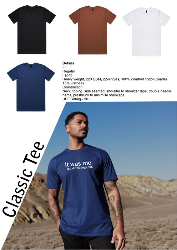 Classic Tees - Dog Inspired Prints