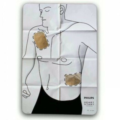 PHILIPS Adult Pad Placement Guide -For Training