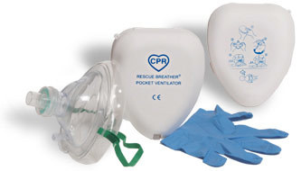 Rescue Breather® CPR Pocket Ventilator - Case/12
