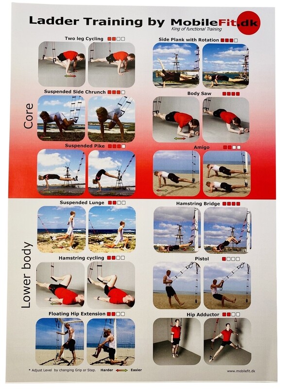 Poster A3 : Core & Lower body
