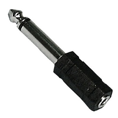 1/4" Plug to 1/8" Jack adapter, mono