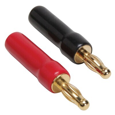 Banana Plugs Red/Black Pair
