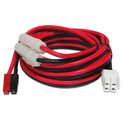 4-pin Fused Power Cable w/Powerpoles (most newer HF radios)