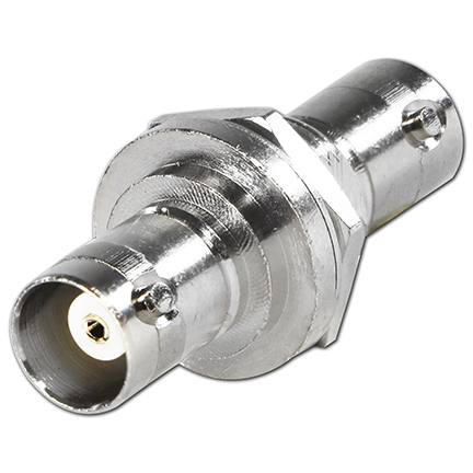 BNC Double Female Bulkhead Mount