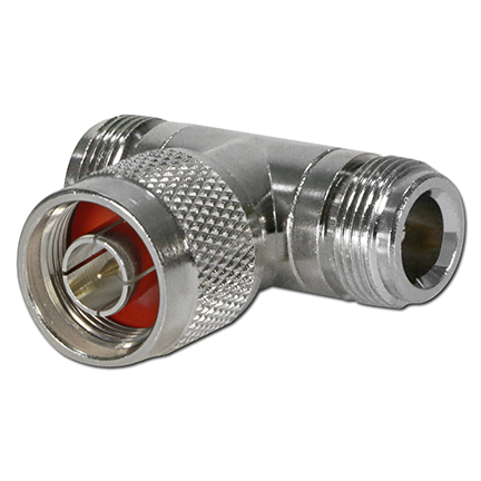 Type N Tee Adapter Female-Male-Female