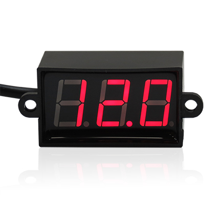 Waterproof 3.5-30V Meter  Red
