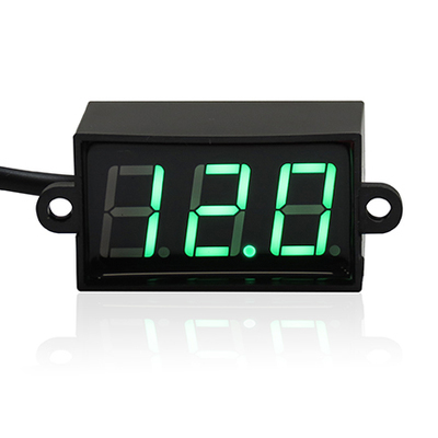 Waterproof 3.5-30V Meter Green Waterproof 3.5-30V Meter Green