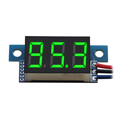 Digital LED Voltmeter Green Digital LED Voltmeter Green